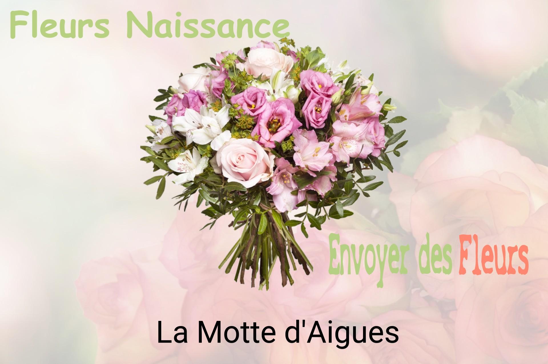 Bouquet de fleurs de naissance livré à La Motte-d'Aigues